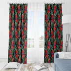 Australia Sturt's Desert Pea Window Curtain Aussie Native Flowers Indigenous Art - Aussie Hoodie