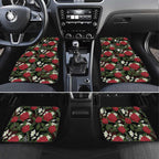 Australia Waratah Flannel Flower Car Mats Aussie Native Flowers Seamless Stylized - Aussie Hoodie