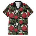 Australia Waratah Flannel Flower Hawaiian Shirt Aussie Native Flowers Seamless Stylized - Aussie Hoodie