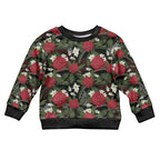 Australia Waratah Flannel Flower Kid Ugly Christmas Sweater Aussie Native Flowers Seamless Stylized - Aussie Hoodie