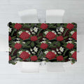 Australia Waratah Flannel Flower Tablecloth Aussie Native Flowers Seamless Stylized - Aussie Hoodie
