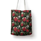 Australia Waratah Flannel Flower Tote Bag Aussie Native Flowers Seamless Stylized - Aussie Hoodie