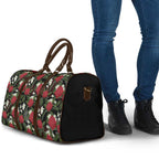 Australia Waratah Flannel Flower Travel Bag Aussie Native Flowers Seamless Stylized - Aussie Hoodie