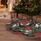 Australia Waratah Flannel Flower Tree Skirt Aussie Native Flowers Seamless Stylized - Aussie Hoodie