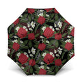 Australia Waratah Flannel Flower Umbrella Aussie Native Flowers Seamless Stylized - Aussie Hoodie