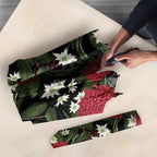 Australia Waratah Flannel Flower Umbrella Aussie Native Flowers Seamless Stylized - Aussie Hoodie