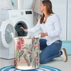 Australia Kookaburra Christmas Laundry Basket Bottlebrush Eucalyptus Blossoms Watercolor - Aussie Hoodie