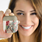 Australia Kookaburra Christmas AirPods Case Bottlebrush Eucalyptus Blossoms Watercolor - Aussie Hoodie