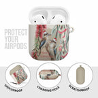 Australia Kookaburra Christmas AirPods Case Bottlebrush Eucalyptus Blossoms Watercolor - Aussie Hoodie