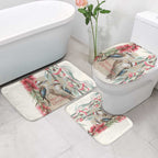 Australia Kookaburra Christmas Bathroom Set Bottlebrush Eucalyptus Blossoms Watercolor - Aussie Hoodie