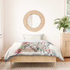 Australia Kookaburra Christmas Bedding Set Bottlebrush Eucalyptus Blossoms Watercolor - Aussie Hoodie