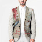 Australia Kookaburra Christmas Blazer Bottlebrush Eucalyptus Blossoms Watercolor - Aussie Hoodie