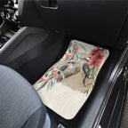 Australia Kookaburra Christmas Car Mats Bottlebrush Eucalyptus Blossoms Watercolor - Aussie Hoodie