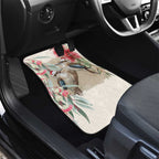 Australia Kookaburra Christmas Car Mats Bottlebrush Eucalyptus Blossoms Watercolor - Aussie Hoodie