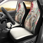 Australia Kookaburra Christmas Car Seat Cover Bottlebrush Eucalyptus Blossoms Watercolor - Aussie Hoodie