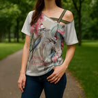 Australia Kookaburra Christmas Cross Shoulder Shirt Bottlebrush Eucalyptus Blossoms Watercolor - Aussie Hoodie