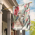 Australia Kookaburra Christmas Garden Flag Bottlebrush Eucalyptus Blossoms Watercolor - Aussie Hoodie
