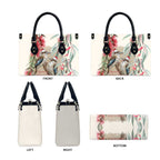 Australia Kookaburra Christmas Leather Bag Bottlebrush Eucalyptus Blossoms Watercolor - Aussie Hoodie
