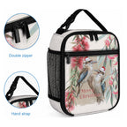 Australia Kookaburra Christmas Lunch Bag Bottlebrush Eucalyptus Blossoms Watercolor