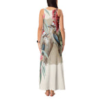Australia Kookaburra Christmas Tank Maxi Dress Bottlebrush Eucalyptus Blossoms Watercolor - Aussie Hoodie