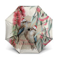 Australia Kookaburra Christmas Umbrella Bottlebrush Eucalyptus Blossoms Watercolor - Aussie Hoodie