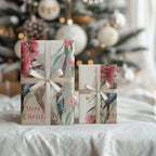 Australia Kookaburra Christmas Wrapping Paper Bottlebrush Eucalyptus Blossoms Watercolor - Aussie Hoodie