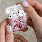 Australia Funny Pink Galah Christmas AirPods Case Aboriginal Eucalyptus Blossoms Watercolor - Aussie Hoodie