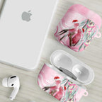 Australia Funny Pink Galah Christmas AirPods Case Aboriginal Eucalyptus Blossoms Watercolor - Aussie Hoodie