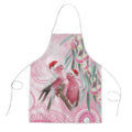 Australia Funny Pink Galah Christmas Apron Aboriginal Eucalyptus Blossoms Watercolor - Aussie Hoodie