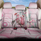 Australia Funny Pink Galah Christmas Back Car Seat Cover Aboriginal Eucalyptus Blossoms Watercolor - Aussie Hoodie