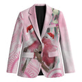 Australia Funny Pink Galah Christmas Blazer Aboriginal Eucalyptus Blossoms Watercolor - Aussie Hoodie