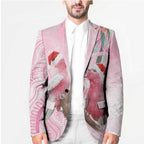Australia Funny Pink Galah Christmas Blazer Aboriginal Eucalyptus Blossoms Watercolor - Aussie Hoodie