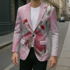 Australia Funny Pink Galah Christmas Blazer Aboriginal Eucalyptus Blossoms Watercolor - Aussie Hoodie