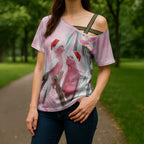 Australia Funny Pink Galah Christmas Cross Shoulder Shirt Aboriginal Eucalyptus Blossoms Watercolor - Aussie Hoodie
