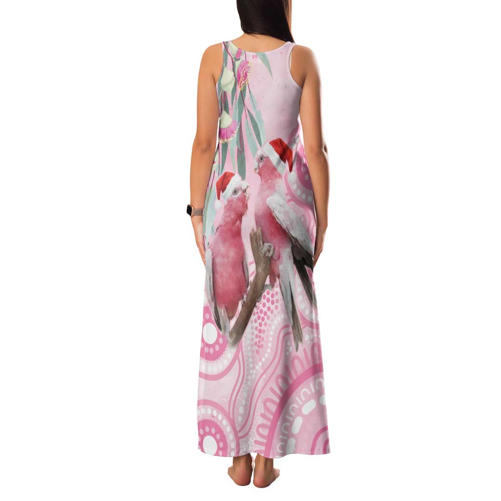 Australia Funny Pink Galah Christmas Family Matching Tank Maxi Dress and Hawaiian Shirt Aboriginal Eucalyptus Blossoms Watercolor - Aussie Hoodie