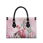 Australia Funny Pink Galah Christmas Leather Bag Aboriginal Eucalyptus Blossoms Watercolor - Aussie Hoodie