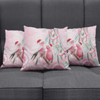 Australia Funny Pink Galah Christmas Pillow Cover Aboriginal Eucalyptus Blossoms Watercolor - Aussie Hoodie