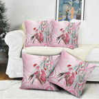 Australia Funny Pink Galah Christmas Pillow Cover Aboriginal Eucalyptus Blossoms Watercolor - Aussie Hoodie