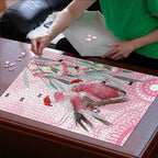 Australia Funny Pink Galah Christmas Puzzle Aboriginal Eucalyptus Blossoms Watercolor - Aussie Hoodie