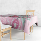 Australia Funny Pink Galah Christmas Tablecloth Aboriginal Eucalyptus Blossoms Watercolor - Aussie Hoodie