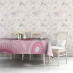 Australia Funny Pink Galah Christmas Tablecloth Aboriginal Eucalyptus Blossoms Watercolor - Aussie Hoodie