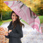 Australia Funny Pink Galah Christmas Umbrella Aboriginal Eucalyptus Blossoms Watercolor - Aussie Hoodie