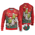 New Zealand Kakapo Christmas Ugly Christmas Sweater Owl Parrot Santa Sliver Fern Manuka - Red - Aussie Hoodie