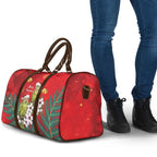 New Zealand Kakapo Christmas Travel Bag Owl Parrot Santa Sliver Fern Manuka - Red - Aussie Hoodie