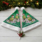 New Zealand Kakapo Christmas Santa Hat Owl Parrot Santa Sliver Fern Manuka - Green - Aussie Hoodie