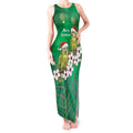 New Zealand Kakapo Christmas Tank Maxi Dress Owl Parrot Santa Sliver Fern Manuka - Green - Aussie Hoodie