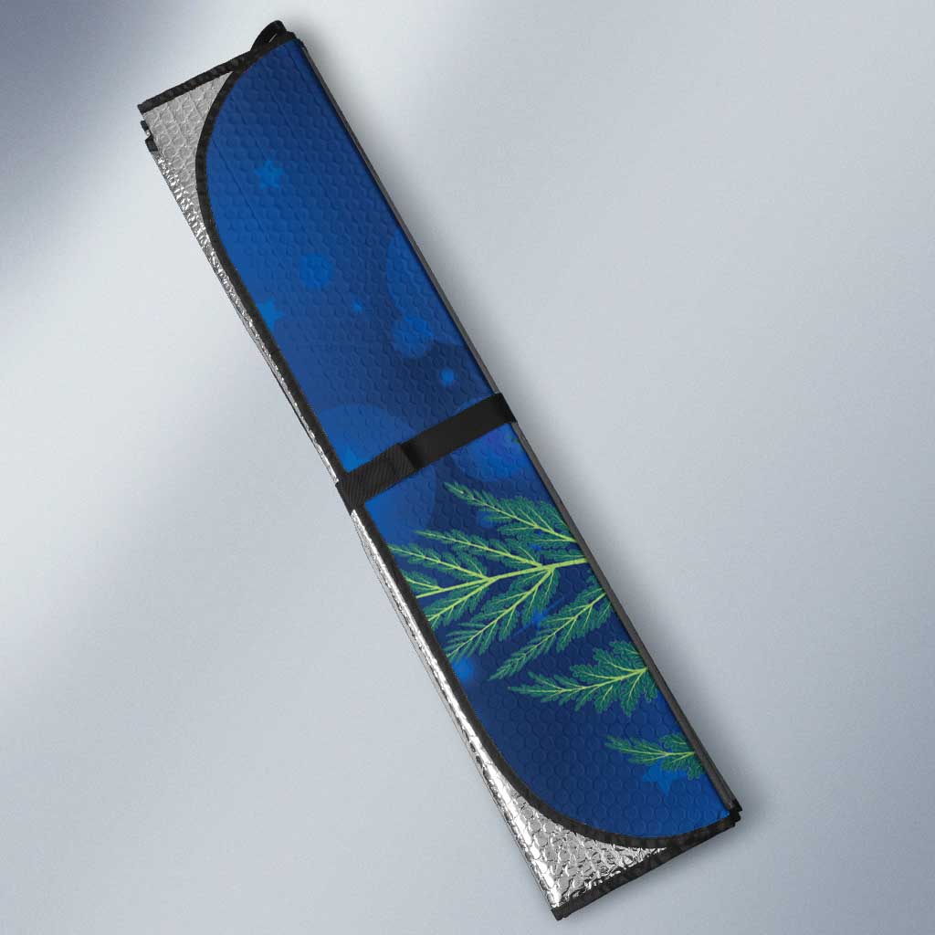 New Zealand Kakapo Christmas Auto Sun Shade Owl Parrot Santa Sliver Fern Manuka - Blue - Aussie Hoodie