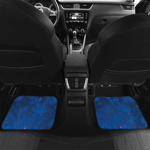 New Zealand Kakapo Christmas Car Mats Owl Parrot Santa Sliver Fern Manuka - Blue - Aussie Hoodie