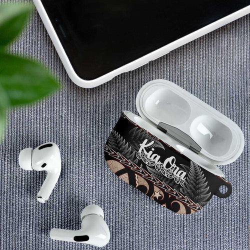 Kia Ora New Zealand AirPods Case Aotearoa Proud Maori Silver Fern - Aussie Hoodie