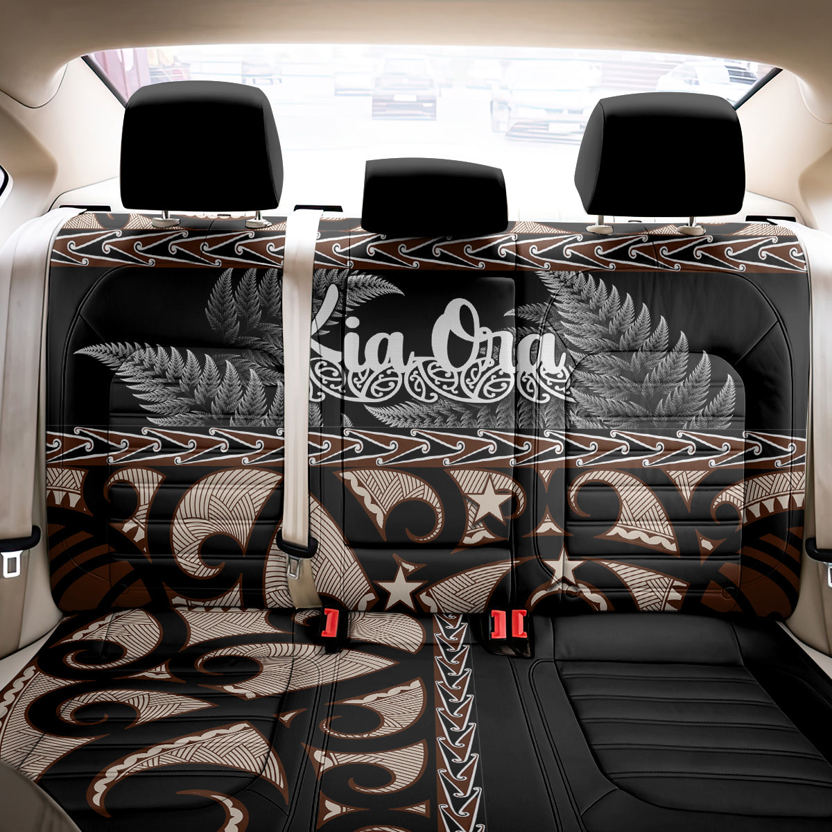 kia-ora-new-zealand-back-car-seat-cover-aotearoa-proud-maori-with-silver-fern